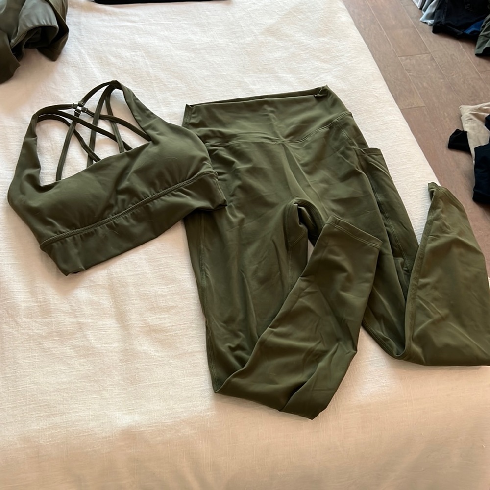 Buff bunny green set